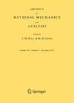 Archive for Rational Mechanics and Analysis