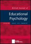 BRITISH JOURNAL OF EDUCATIONAL PSYCHOLOGY