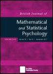 BRITISH JOURNAL OF MATHEMATICAL & STATISTICAL PSYCHOLOGY
