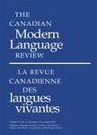 CANADIAN MODERN LANGUAGE REVIEW-REVUE CANADIENNE DES LANGUES VIVANTES