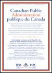 CANADIAN PUBLIC ADMINISTRATION-ADMINISTRATION PUBLIQUE DU CANADA