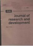 IBM JOURNAL OF RESEARCH AND DEVELOPMENT