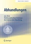 Abhandlungen aus dem Mathematischen Seminar der Universität Hamburg