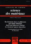 Annales de Chimie Science des Matériaux