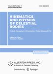 KINEMATICS AND PHYSICS OF CELESTIAL BODIES