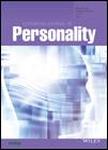 EUROPEAN JOURNAL OF PERSONALITY