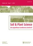 ACTA AGRICULTURAE SCANDINAVICA SECTION B-SOIL AND PLANT SCIENCE