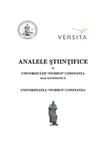 Analele Stiintifice ale Universitatii Ovidius Constanta