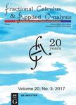 FRACTIONAL CALCULUS AND APPLIED ANALYSIS