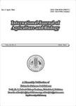 INTERNATIONAL JOURNAL OF AGRICULTURE AND BIOLOGY