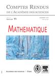 Comptes Rendus Mathematique